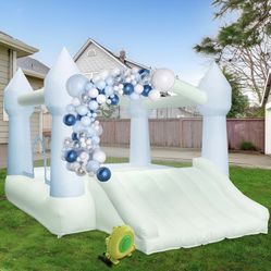 🎈 White Castle Bounce House  (UNBOXED)