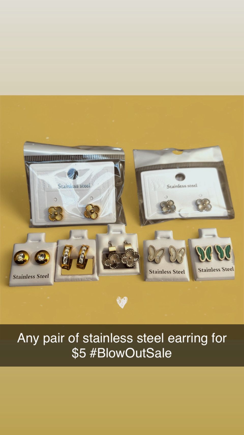 Pick 2 For $5 Earrings