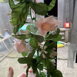 Silk Rose Garland