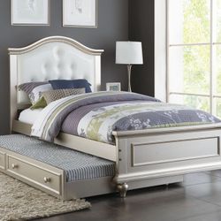 Twin Bed Frame With Trundle