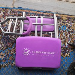 Pilates pro chair lifes a beach