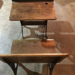 Old town school desk