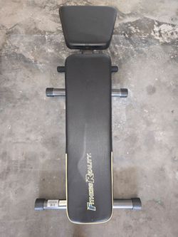 Bench, Bars, Rack and Weights
