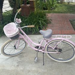 Kent Charleston Cruiser Bicycle 26" , Fits Riders 5'2"-5'10", Pink, Adult