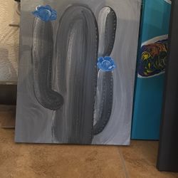 Original Black And White Painting 