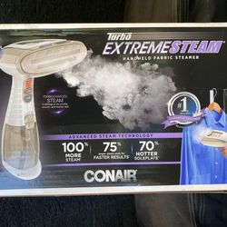 Conair Turbo ExtremeSteam Handheld Fabric Steamer ~