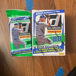 Donruss Baseball blaster And Cello