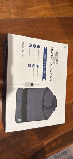 Heating pad for back