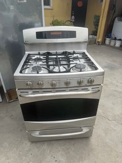 GE profile Stove Oven Range stainless steel