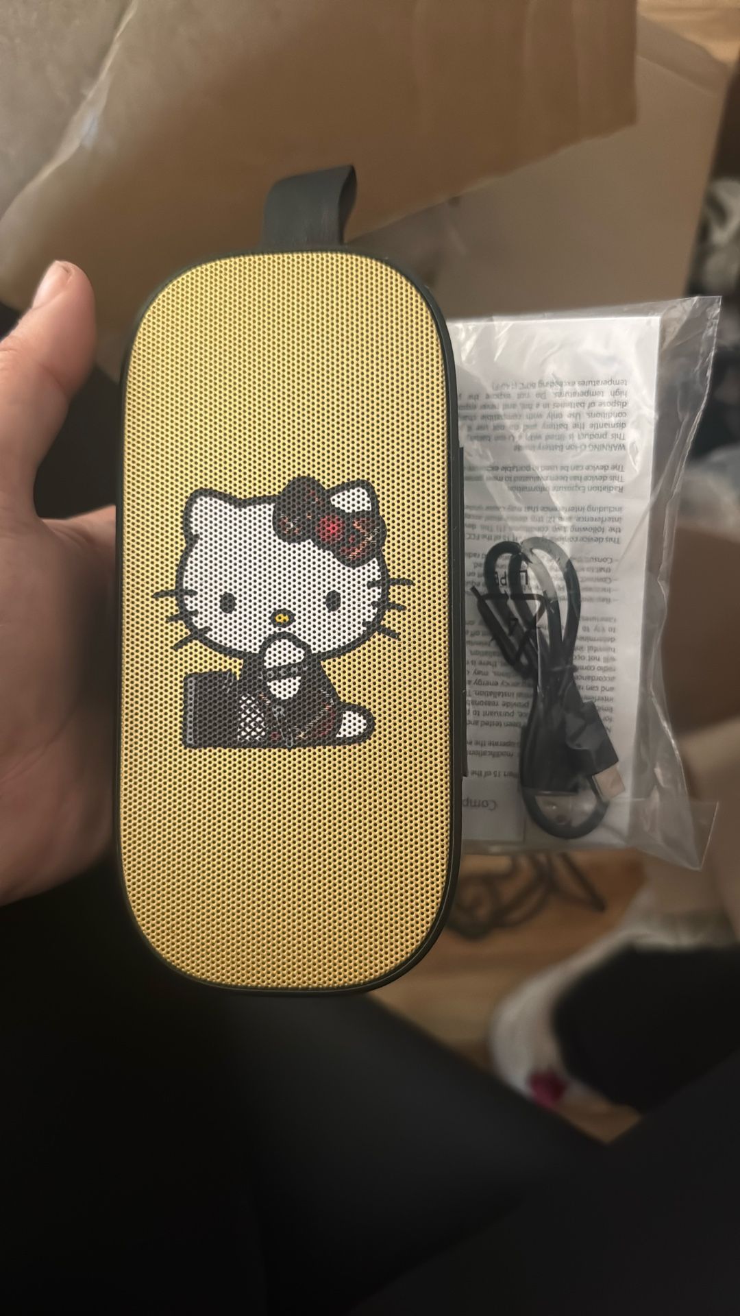 Hello Kitty Speaker With Charger And instructions