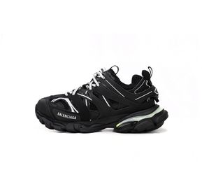 black and white belenci track runners (leg)