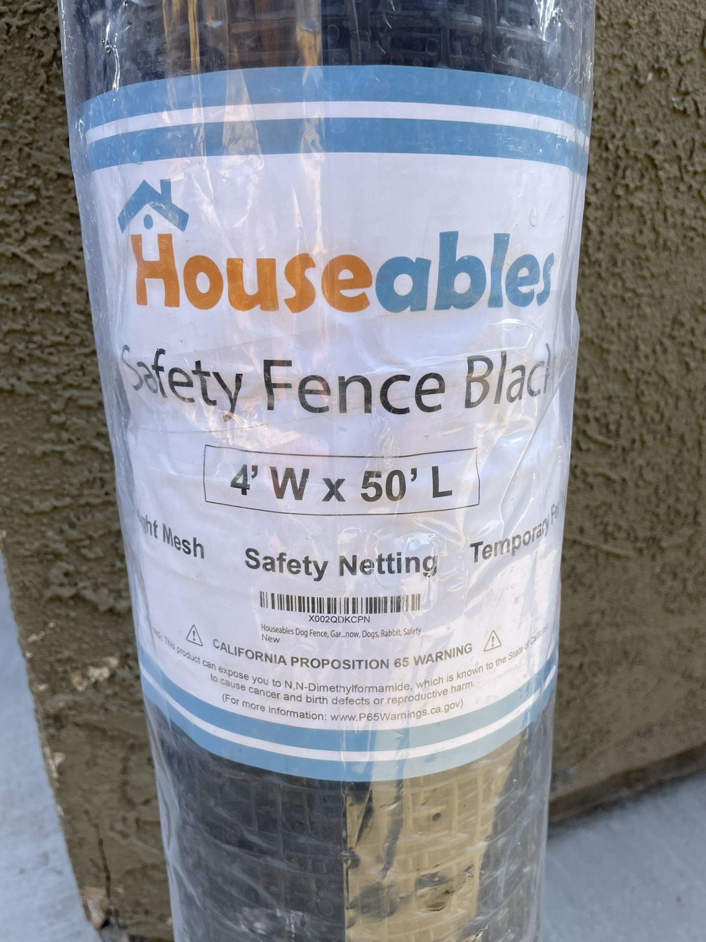 Safety Fence Black. 
