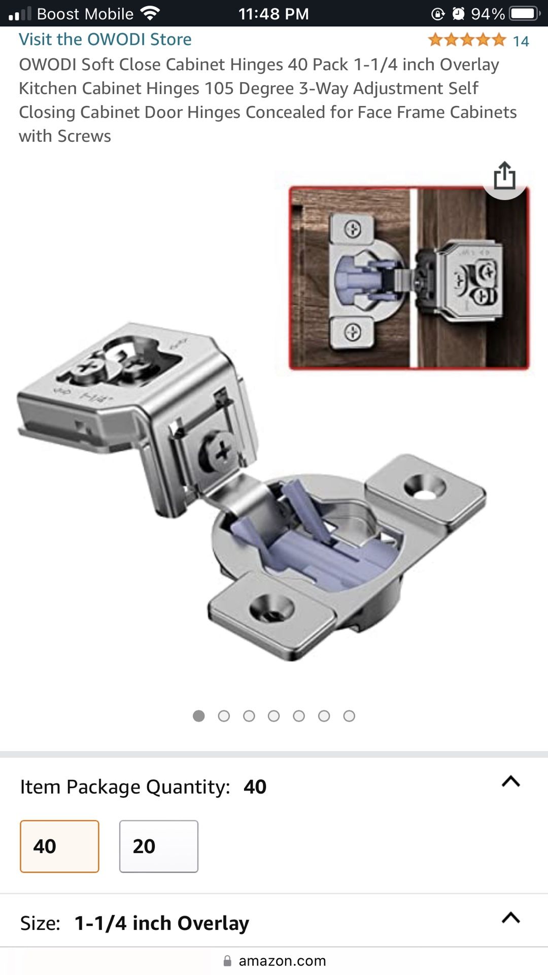 OWOFI Soft Close Hinges