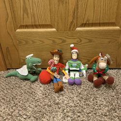 Vintage Toy Story 2 Star Bean Christmas Collection