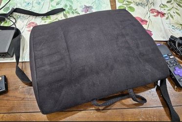 Never used, back massager with heat and car adapter. 