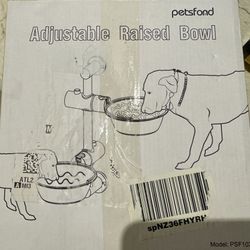 Adjustable Raises Dog Bowls 