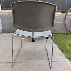4 steel casing chairs