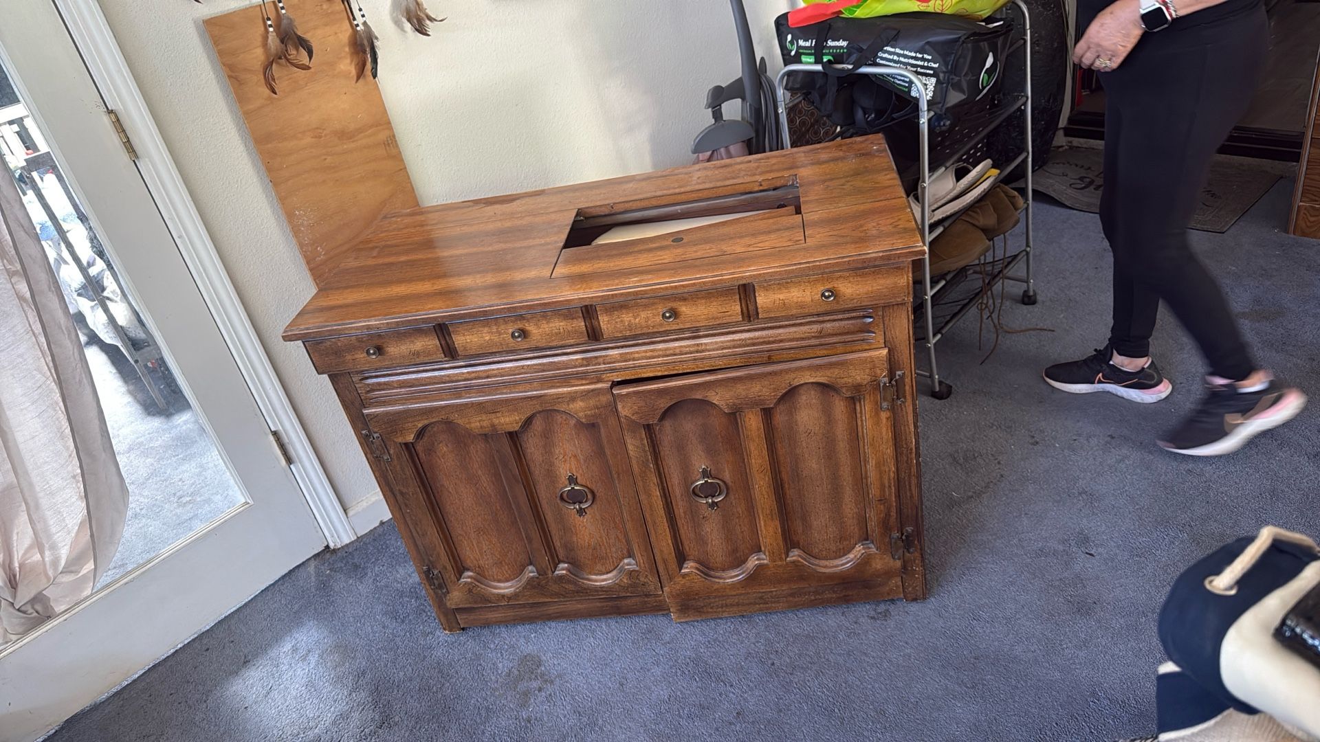 Sewing Table With Machine