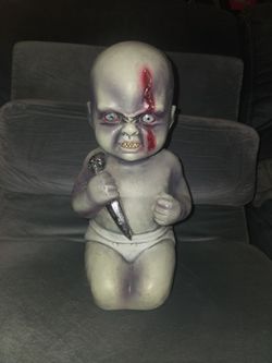 Halloween Doll Baby Prop Evil Demon Figure