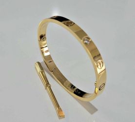 Bangle Bracelet 18k Gold 
