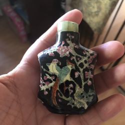 Black Enamel Snuff Bottle