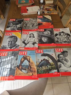 Vintage life magazines