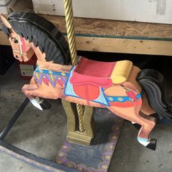 Rocking Horse Wooden 