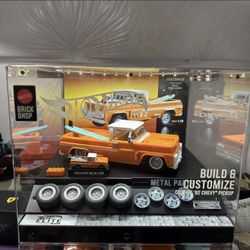chevy mattel brick shop display