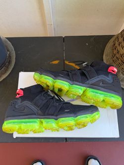 Nike Air VaporMax Utility Black Volt Bright Crimson