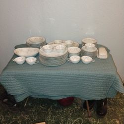 Antique Set Of 64 Piece Noritake China