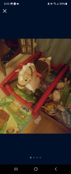 Rocking Horse. Kid Toy Toddler Girl Boy