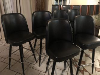 Bar stool chairs 6 piece