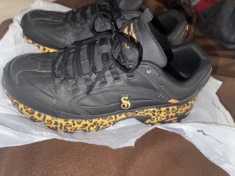Skechers x Snoop Dogg Stamina Bombay Black Sneakers Leopard
