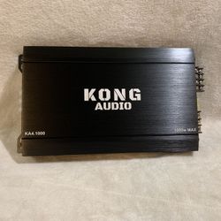 New Kong Audio 4 Channel 1000w Max Power Car Amplifier $70 Each  