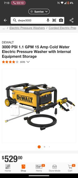 Milwaukee Pressure Washer 3600 Psi
