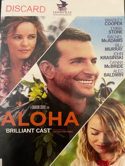 ALOHA Widescreen Edition (DVD-2015) Bradley Cooper + Emma Stone + Bill Murray!