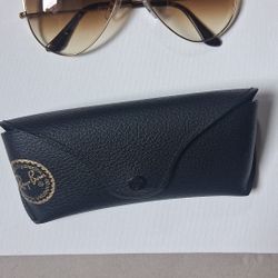 Rayban 3025 Aviator Brown Gradient Large Metal 001/51 62o14 140 2N Sunglasses With Case 