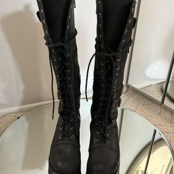 Current Mood Platform Combat Boots