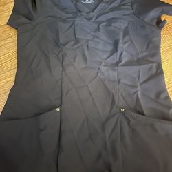 Women’s Scrub Top Small Black 