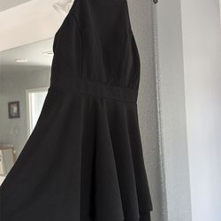 Black party short dress