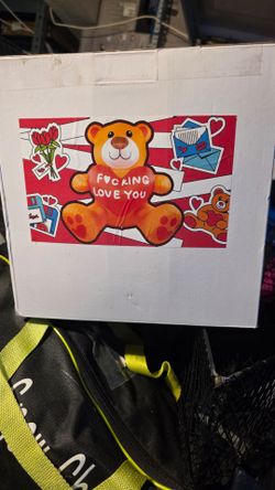 7ft Tall Valentine's Day Inflatable Bear Yard Decoration New Price Firm Corona92879