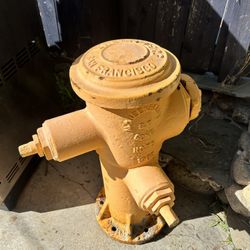 Vintage 1962 M. Greenberg San Francisco Fire Hydrant 