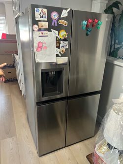LG Side-by-Side Refrigerator with Water Dispenser