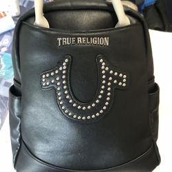 True Religion Studded Horseshoe Mini Backpack