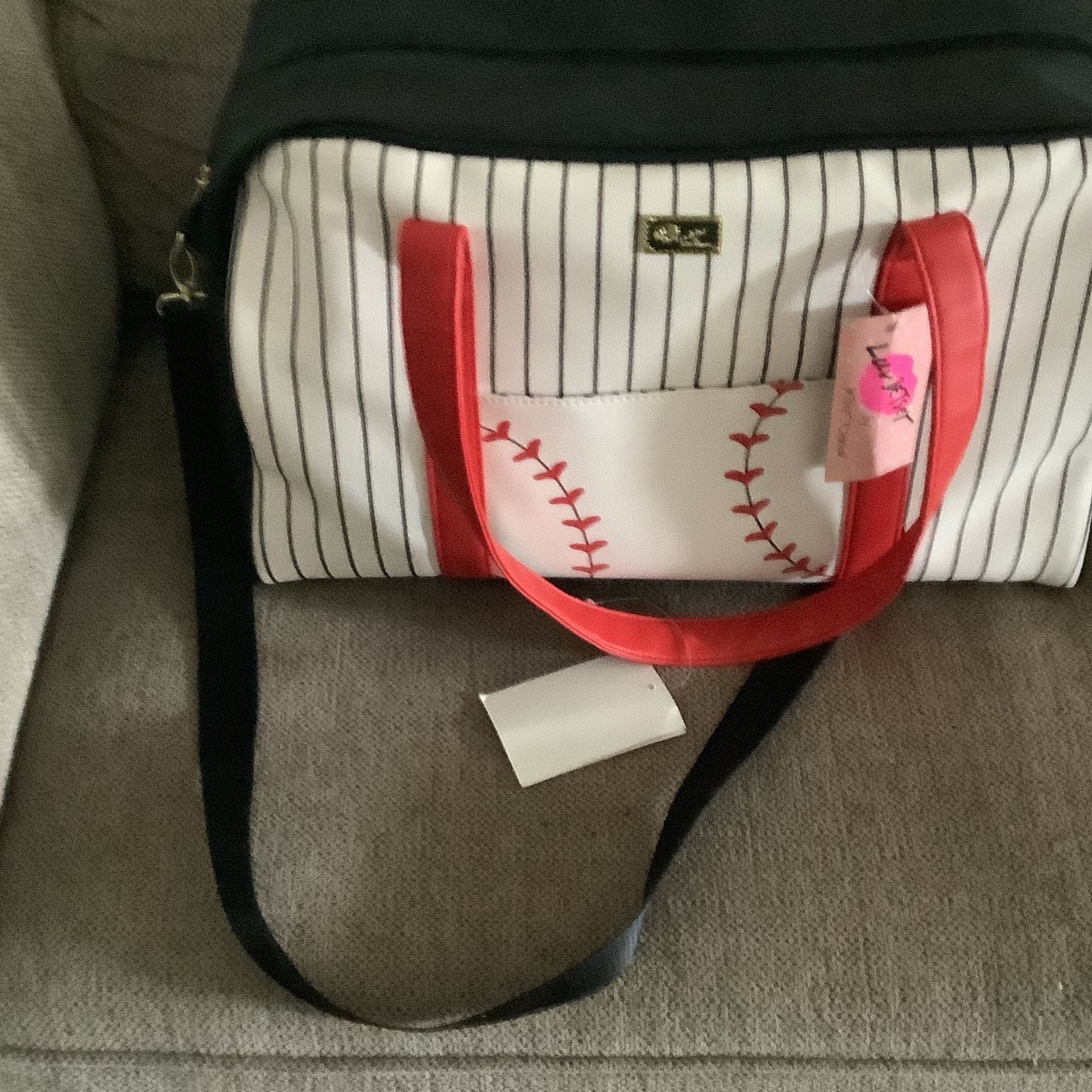 Betsey Johnson Bag Softball Baseball Duffle Travel