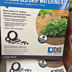 DIG Raised Bed Garden Drip Irrigation kit