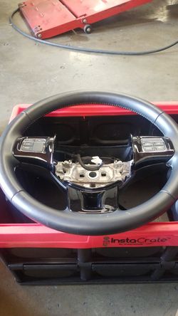 2012 2018 Dodge Grand Caravan Steering Wheel with Cruze Cont. And Voice Control buttons Piano Black (CP131)