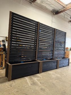 Custom made planters, storage bins and dividers
