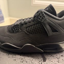 Nike Air Jordan Retro 4 Black Cat Size 9.5