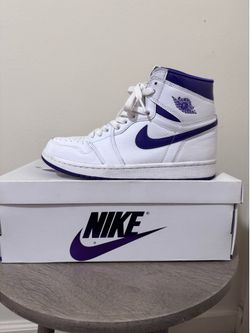 Nike Air Jordan 1 High “Court Purple” W8